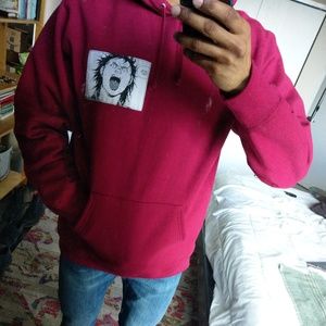 supreme akira jacket red